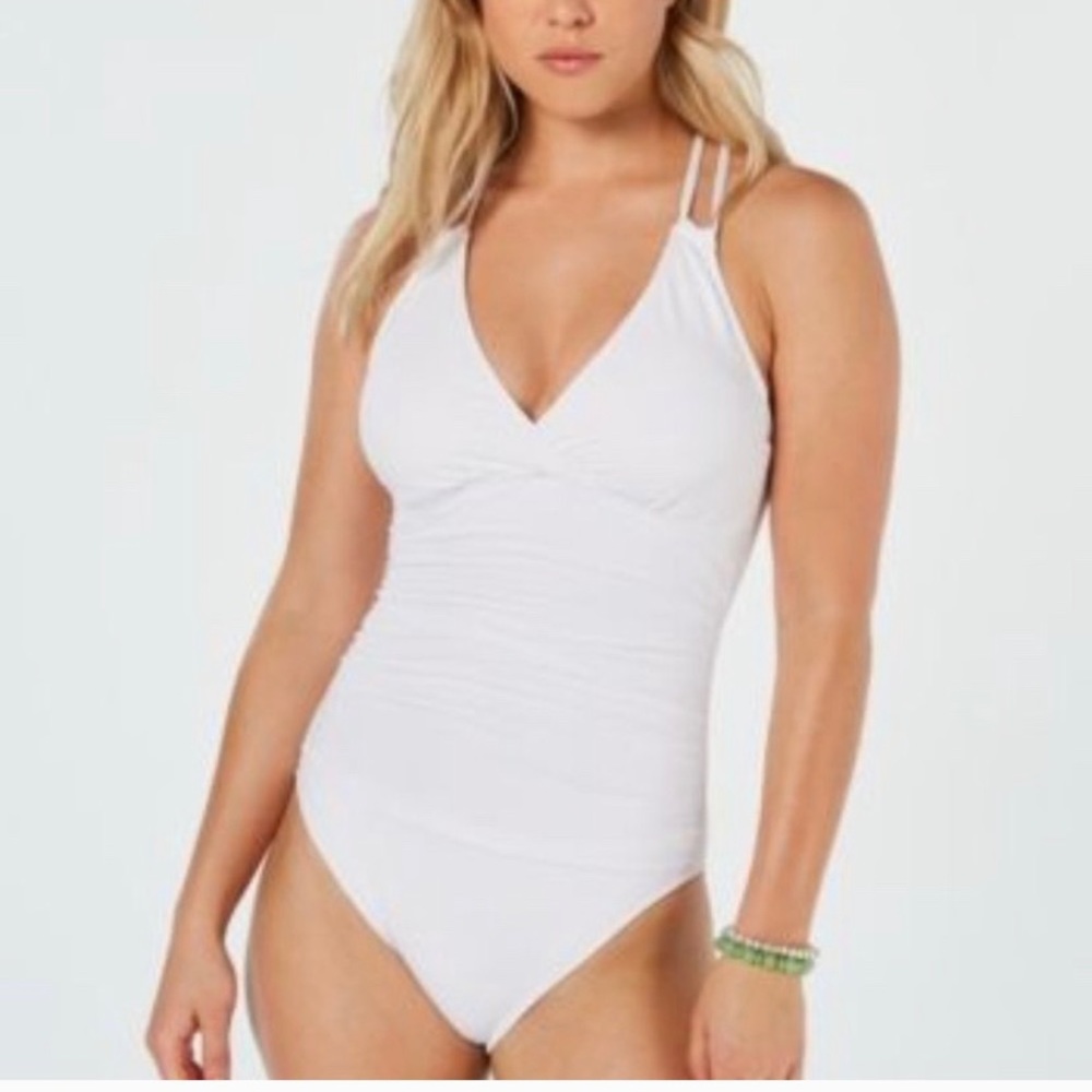 La Blanca White Island goodness swim one piece NWT - Picture 6 of 7
